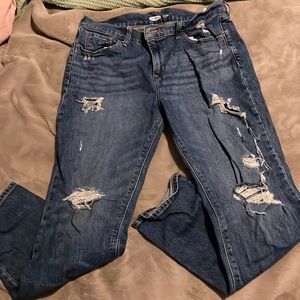 Old navy mid rise boyfriend jeans